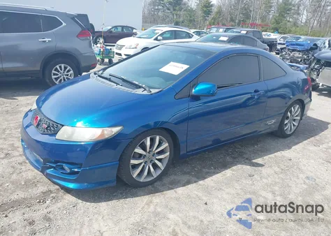 2009 Honda Civic Si z USA, uszkodzony, nr VIN 2HGFG21539H700763